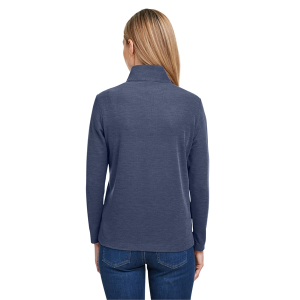 Core365 Ladies' Fusion ChromaSoft™ Pique Quarter-Zip