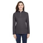 Core365 Ladies' Fusion ChromaSoft™ Pique Quarter-Zip