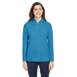 Core365 Ladies' Fusion ChromaSoft™ Pique Quarter-Zip