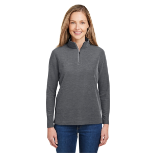 Core365 Ladies' Fusion ChromaSoft™ Pique Quarter-Zip