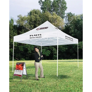 10' Standard Tent Kit (Full-Color Imprint, 4 Locations)