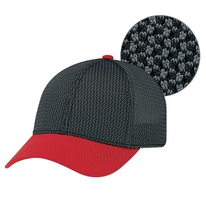 Open Mesh Fitted Baseball Cap