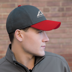 Open Mesh Fitted Baseball Cap