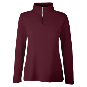 Core365 Ladies' Fusion ChromaSoft™ Pique Quarter-Zip